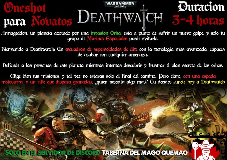 Oneshot Deathwatch R Oneshot Deathwatch R